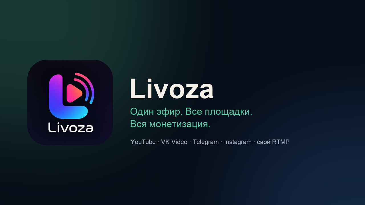 Livoza multistreaming studio for Mac
